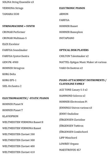 various-Huge vintage keyboard collection 